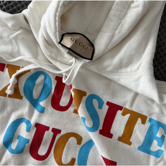 Exquisite Gucci-print hoodie - Picture 2 of 4